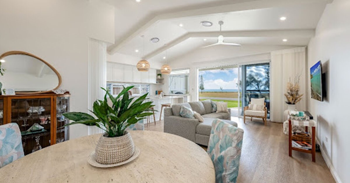 Coastal beach home house plan example