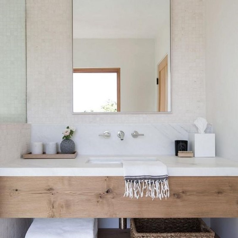 Modern Basins & Vanities with wood finish