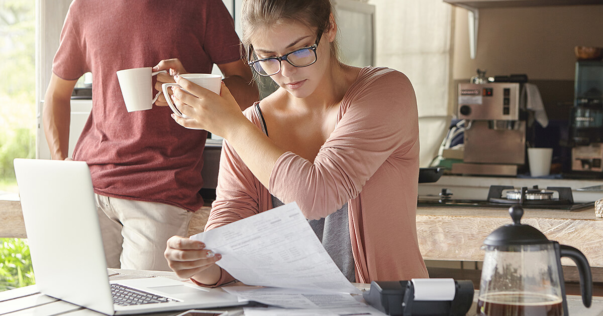 Couple reviews the budgeting and finances of their family before building their new Bundaberg home