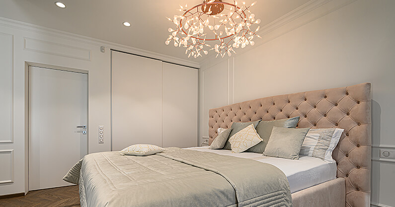 Bedroom chandelier