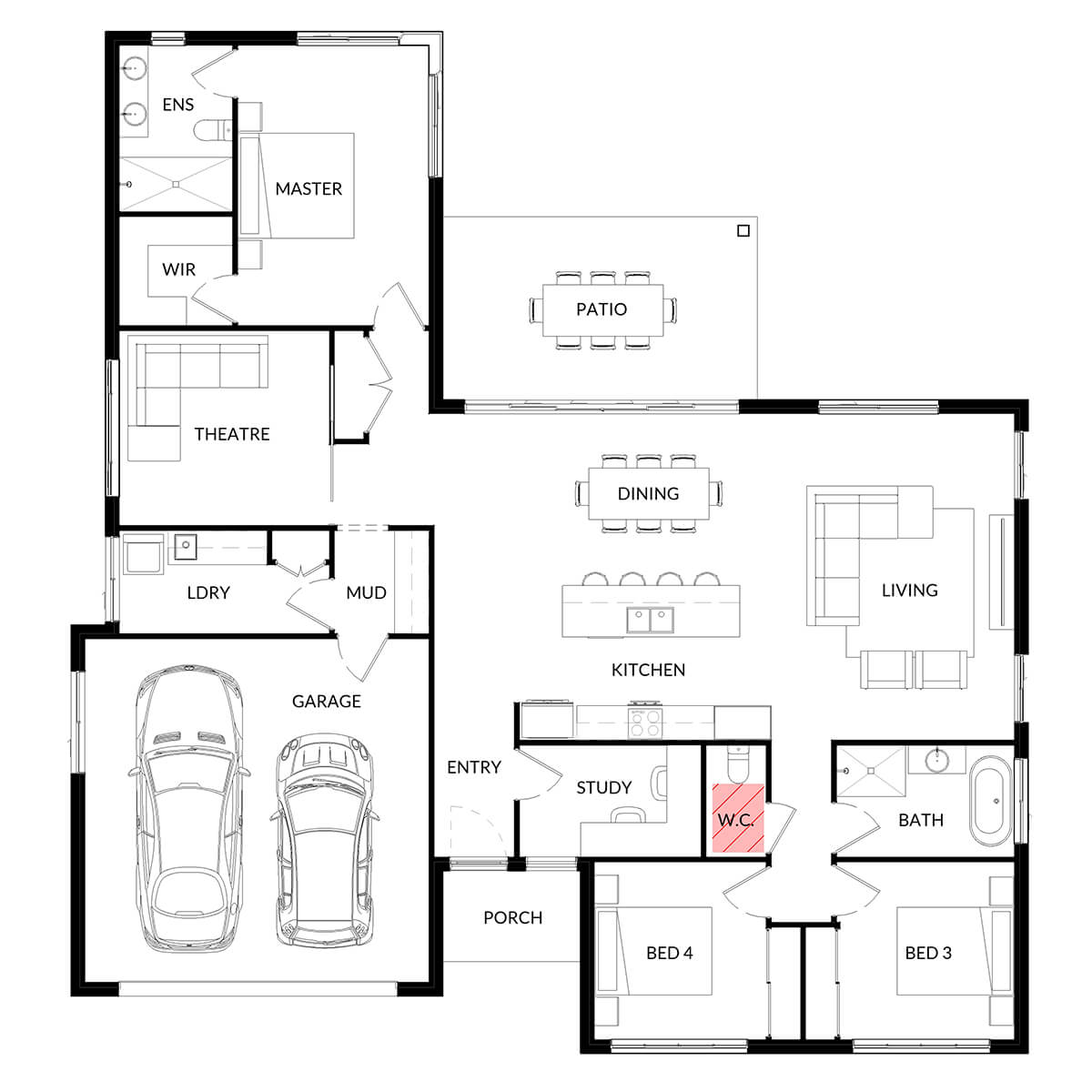 Floorplan: The Coastal Breeze