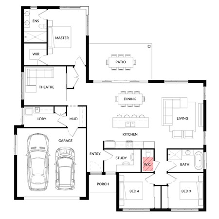 Floorplan: The Coastal Breeze