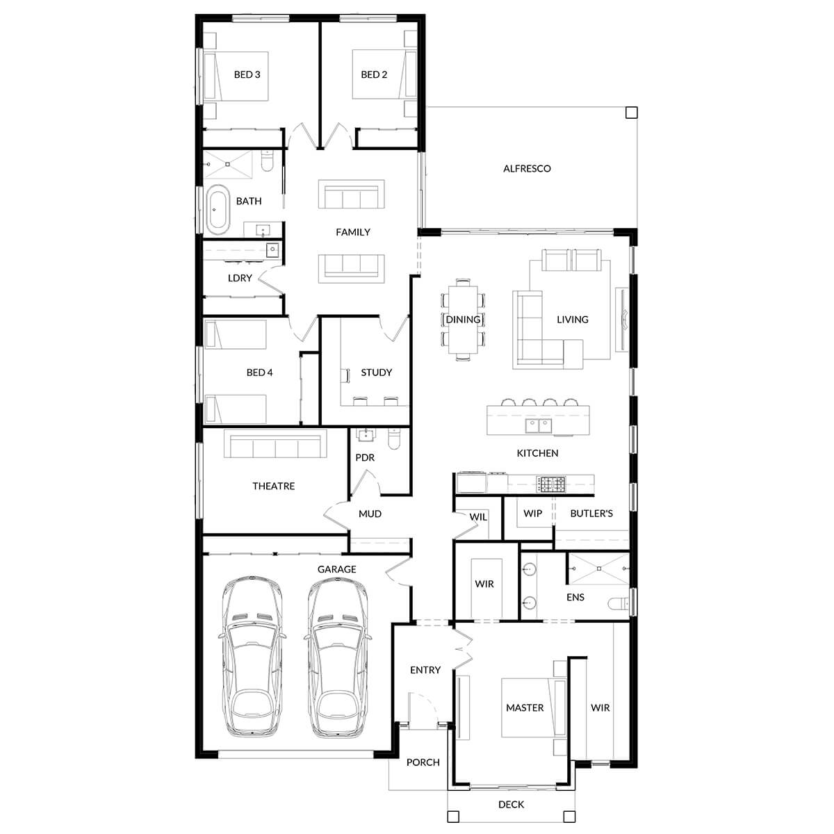 Floorplan: The Amberwood