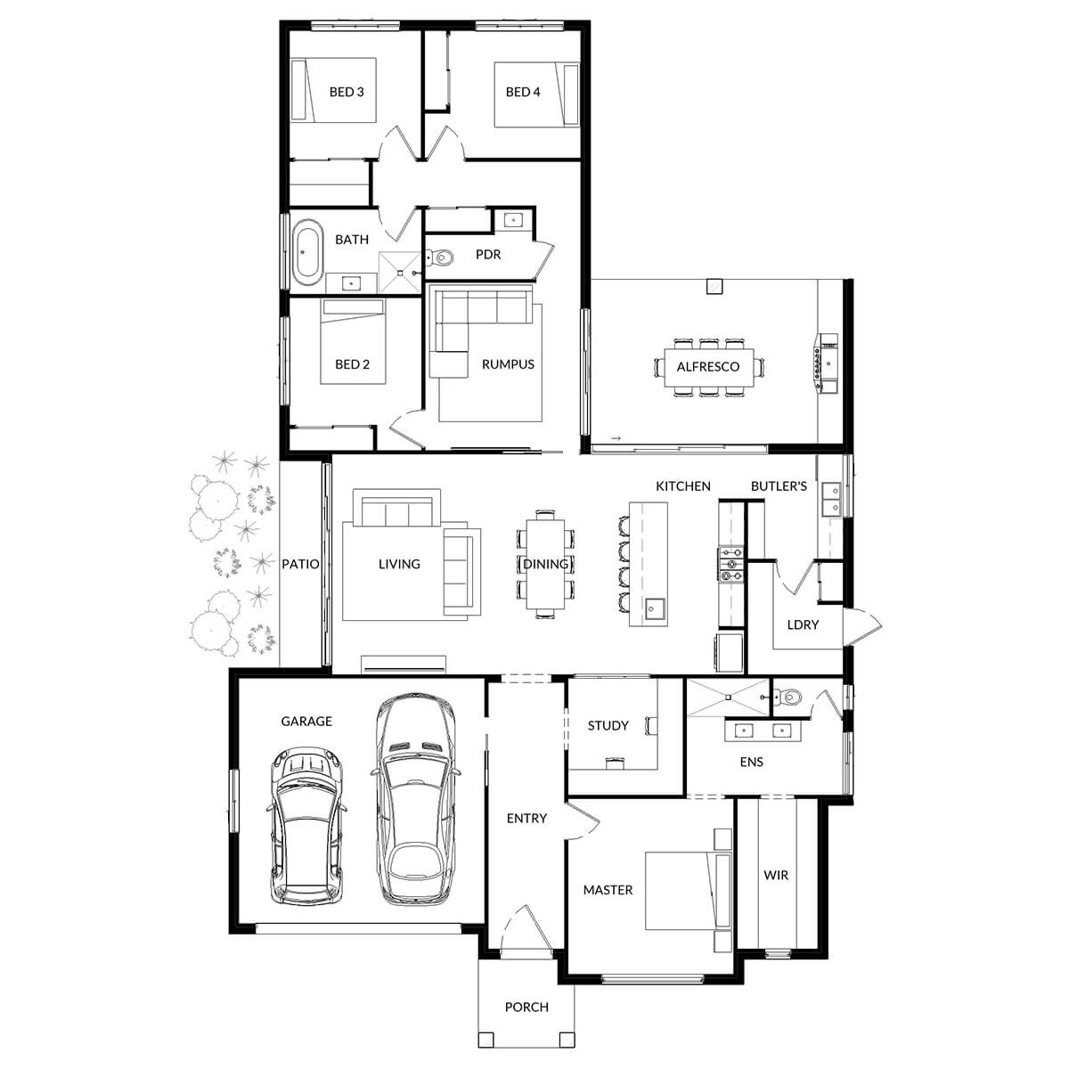 Floorplan: The Retreat