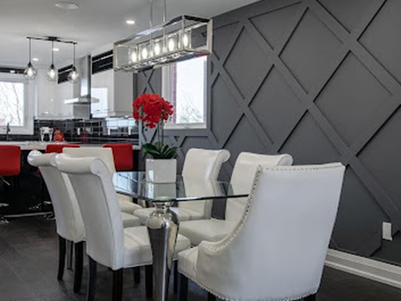 Paneling feature wall