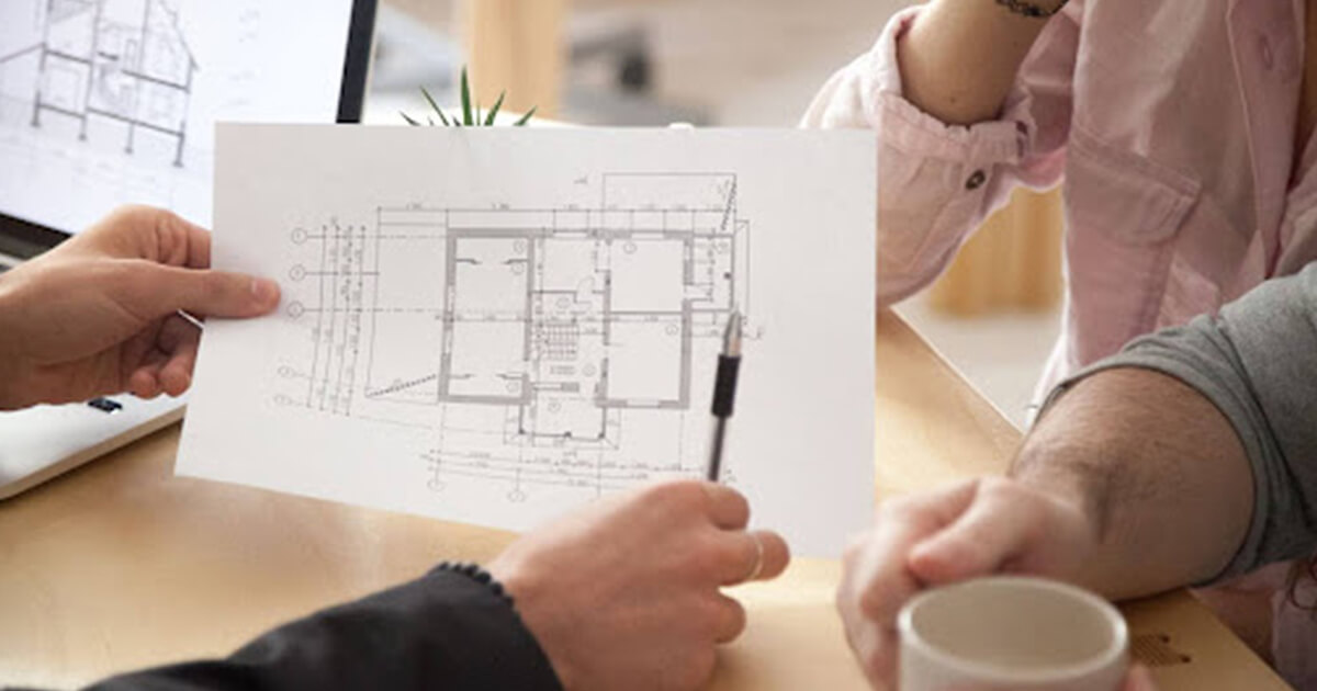 Floor plan meeting with builder