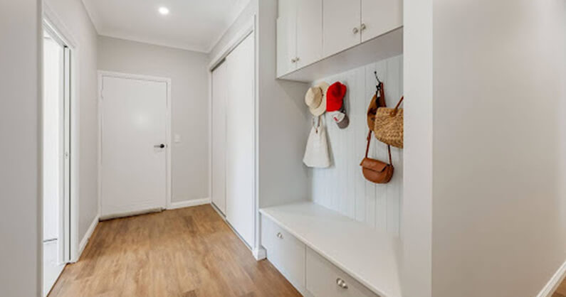 Entryway with built in storage