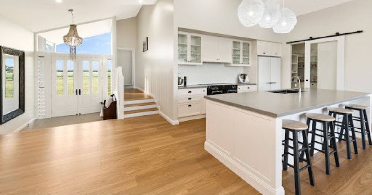 Kitchen island open plan