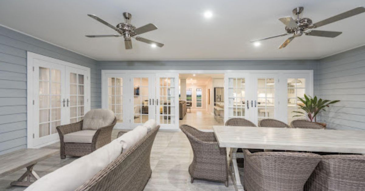 Indoor outdoor living room